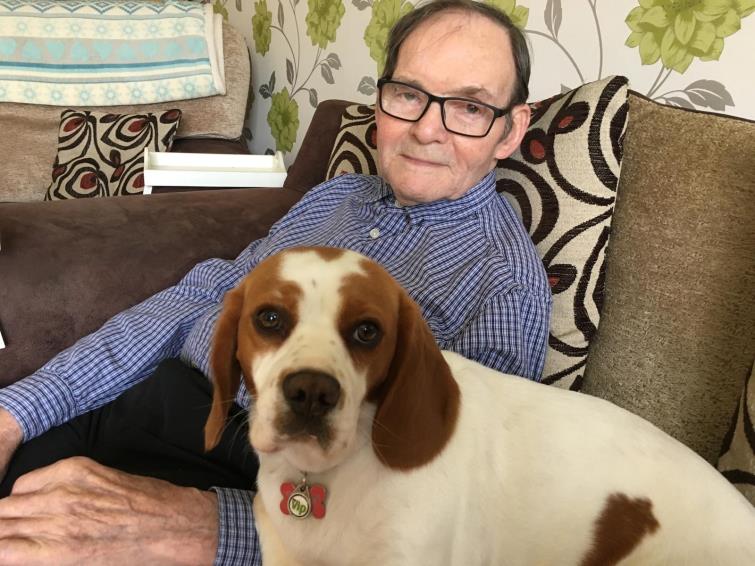 Dad and his beloved dog